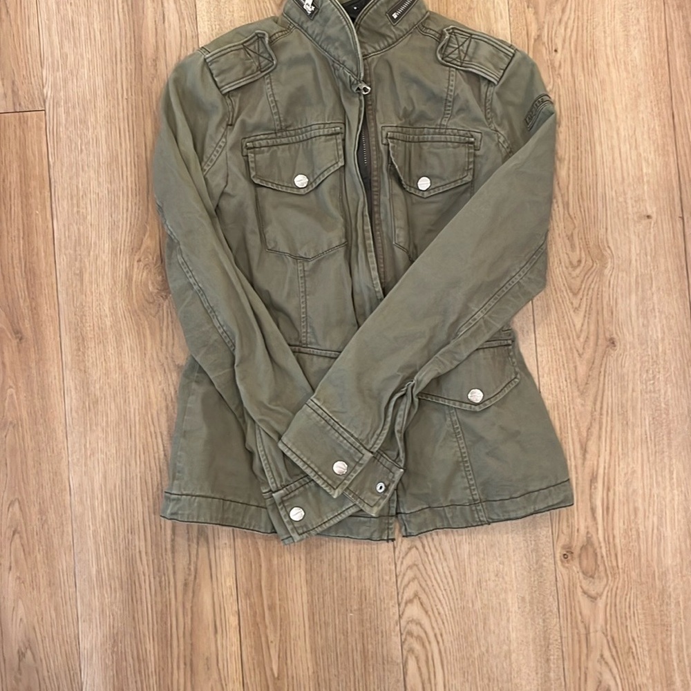 Abercrombie & Fitch Green Utility Jacket
